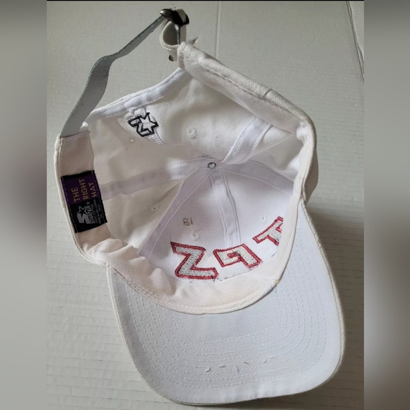 STARTER The Right Hat TBS Softball Adjustable Hat White NWT - Picture 6 of 9